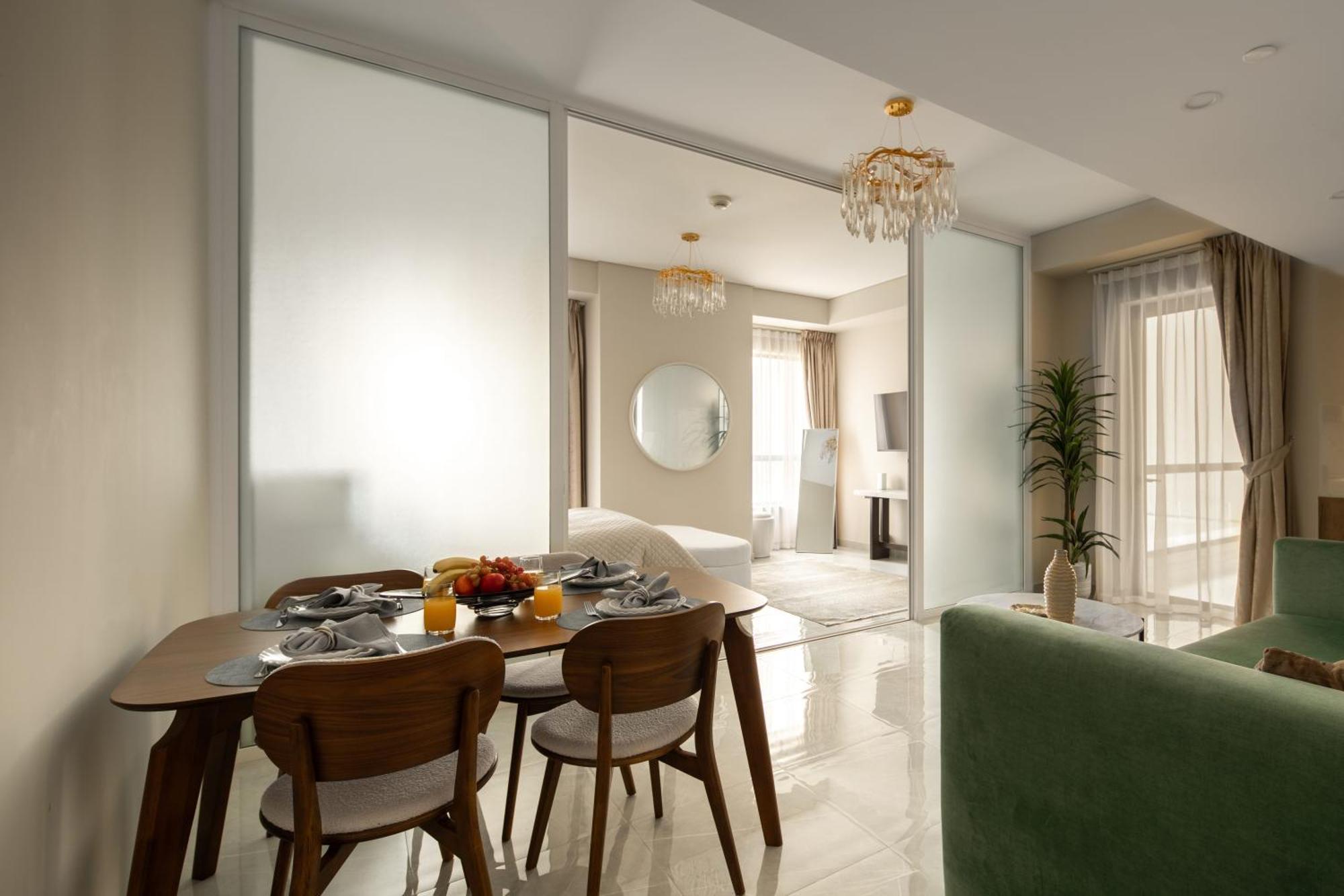 Apartamento Happy Academia Jbr Dubái Exterior foto