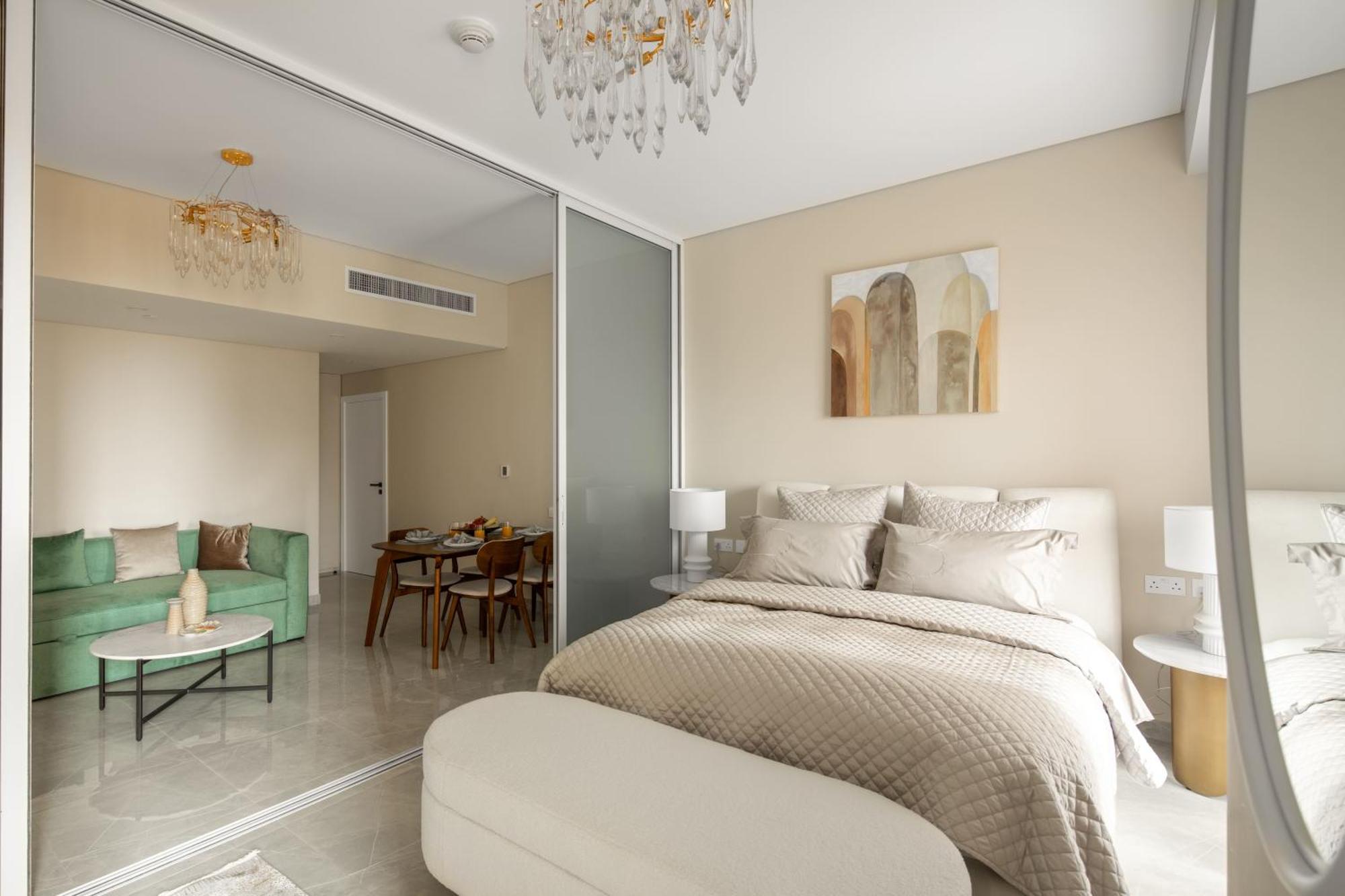 Apartamento Happy Academia Jbr Dubái Exterior foto