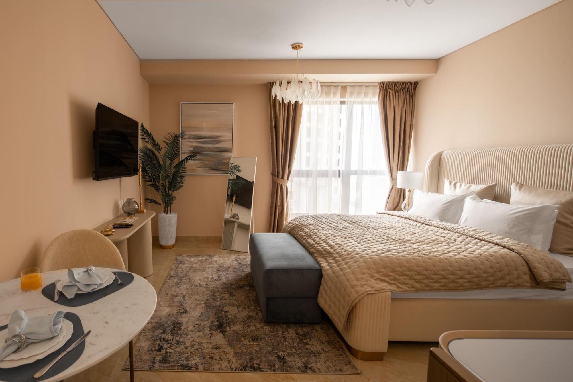 Apartamento Happy Academia Jbr Dubái Exterior foto